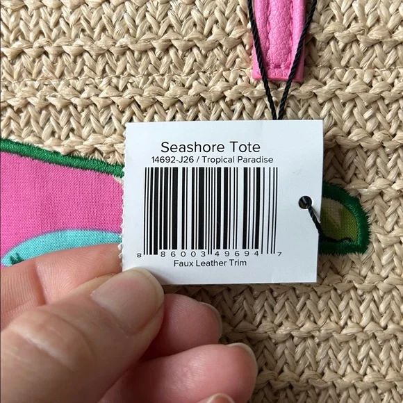 Vera Bradley Seashore Tote - Picture 5 of 9